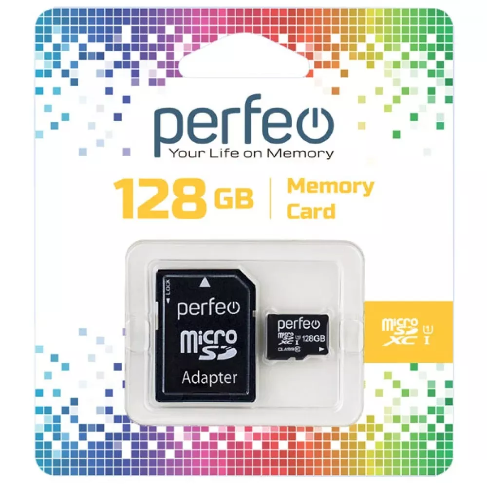 Perfeo microSDXC 128GB (PF128GMCSX10U1A)