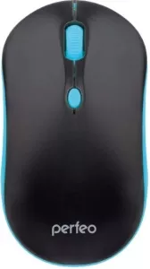 Компьютерная мышь Perfeo Mount (черный/голубой) фото