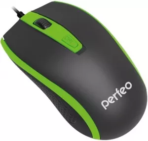 Компьютерная мышь Perfeo PF-383-OP PROFIL Black/Green фото