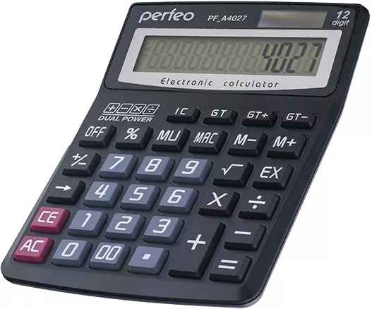 Калькулятор Perfeo PF_A4027 фото