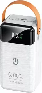 Портативное зарядное устройство Perfeo Prodige 60000mAh (белый) фото