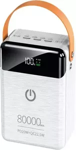 Портативное зарядное устройство Perfeo Prodige 80000mAh (белый) фото