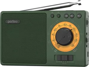 Радиоприемник Perfeo Заря (зеленый) фото