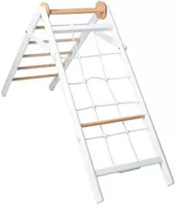 Детский спортивный комплекс Perfetto Sport Piccolo Angolo In Legno Grigio Bianco-naturale PS-109 (мини) фото