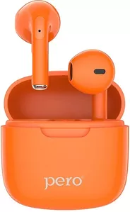 Наушники Pero TWS05 Colorful (оранжевый) фото