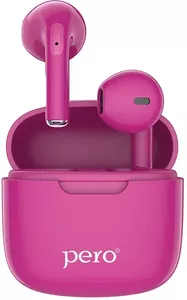 Наушники Pero TWS05 Colorful (розовый) фото