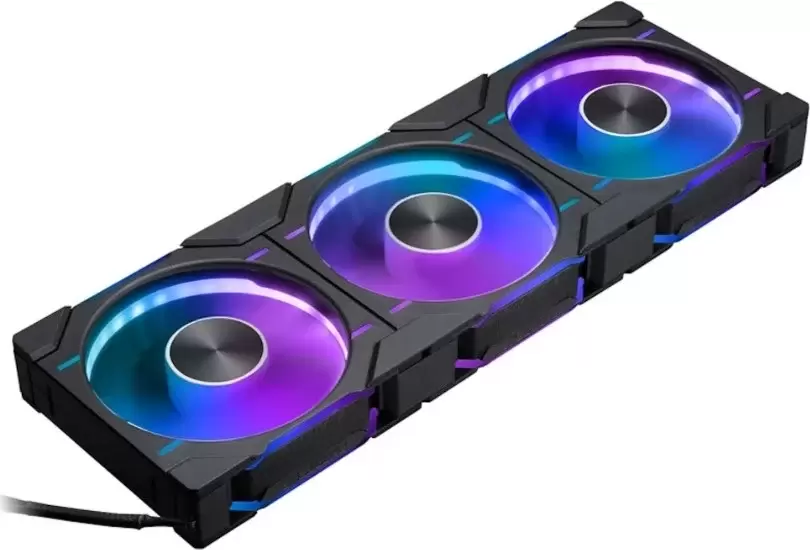 Комплект вентиляторов для корпуса Phanteks D30-120 D-RGB Reversed Black Triple PH-F120D30R_DRGB_PWM_BK01_3P фото 4