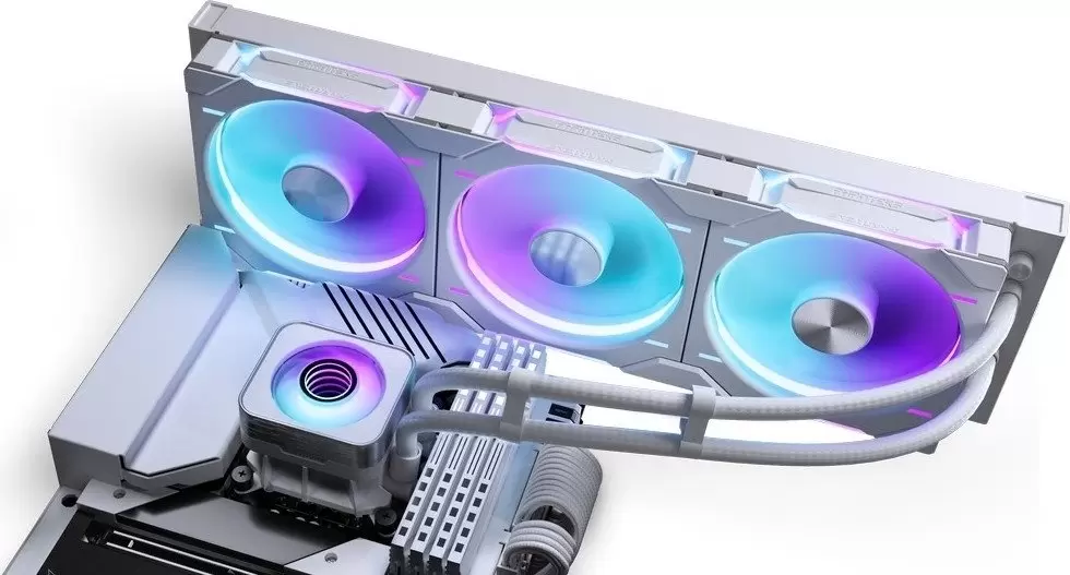 Система жидкостного охлаждения для процессора Phanteks Glacier One 420D30 White X2 PH-GO420D30_DWT02 фото