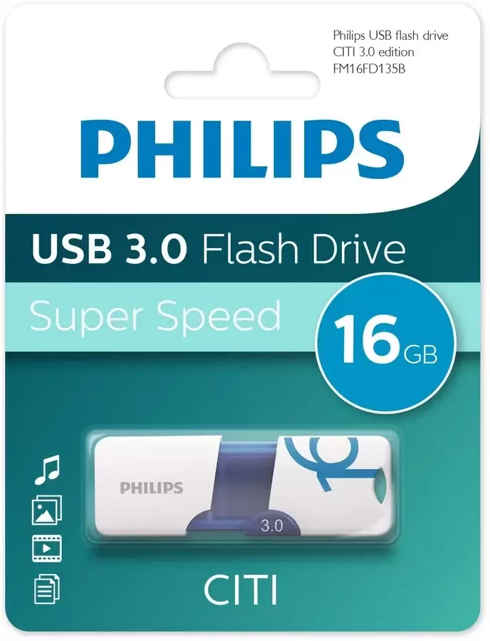 Philips CITI3.0 16GB USB 3.0 (FM16FD135B/97)