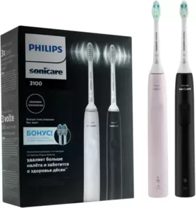 Комплект зубных щеток Philips Sonicare 3100 series HX3675/15 фото