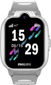 Детские умные часы Philips W6610 (серый) фото