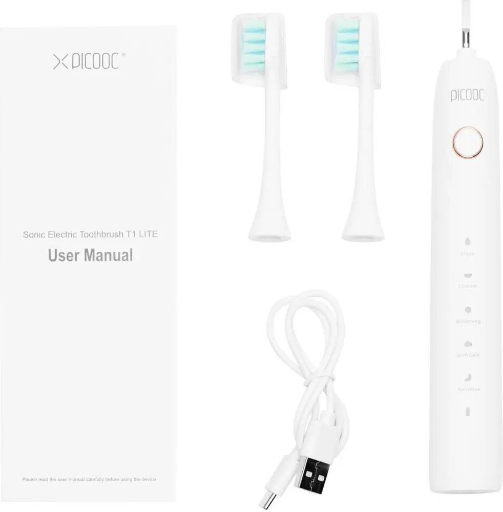 Электрическая зубная щетка Picooc T1 Lite (белый) фото