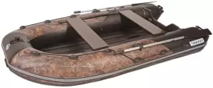 Моторно-гребная лодка Пилот 380 НДНД (черный-камуфляж) фото