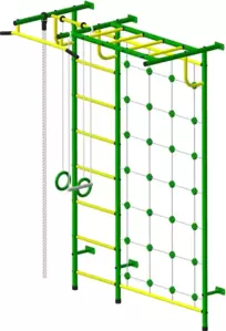 Детский спортивный комплекс Пионер С4СМ (зеленый/желтый) фото