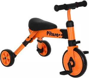 Детский велосипед Pituso Букашка складной (оранжевый) фото