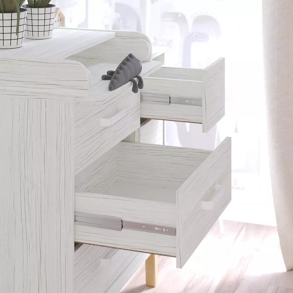 Комод пеленальный Pituso Kids Vintage Premium ЛДСП (древесина белая) фото 5