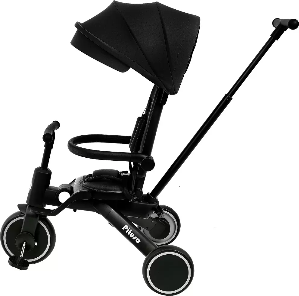 Детский велосипед Pituso Leve Pro T8-Black (черный) фото