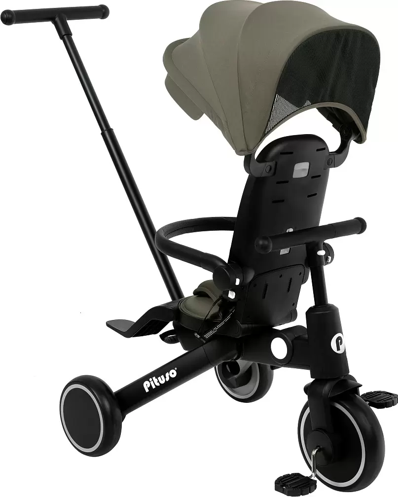 Детский велосипед Pituso Leve Pro T8-Khaki (хаки) фото