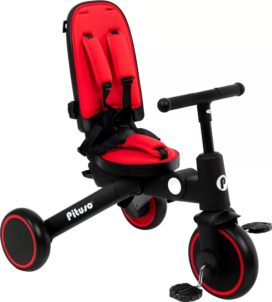 Детский велосипед Pituso Leve Pro T8-Red (красный) фото