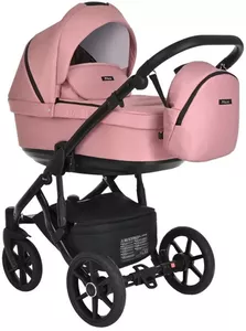 Детская универсальная коляска Pituso Moon Luxury 2 в 1 / M44 (розовый кварц) фото