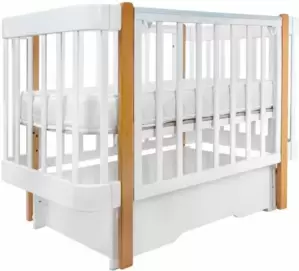 Детская кроватка Pituso Olivia (белый бук) фото