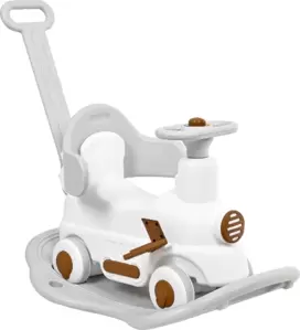 Качалка-каталка Pituso Паровозик / YY-HT01-1 (серый)