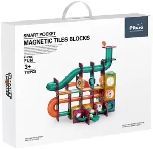Магнитный конструктор Pituso С шариками HW21005981 (112эл) фото
