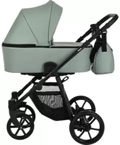Детская универсальная коляска Pituso Tossa 2 в 1 (кожа, sage) фото