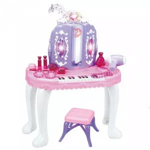Туалетный столик игрушечный Pituso Трюмо принцессы с пуфиком / HWA1319219 фото