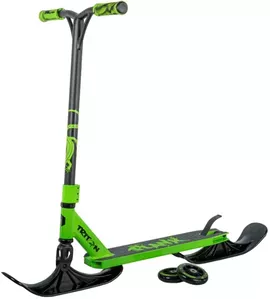 Самокат на лыжах Plank Triton P20-TRI100G-S+SKI (зеленый/ящерица) фото