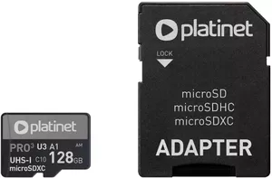 Карта памяти Platinet Pro 3 microSDXC 128Gb (PMMSDX128UIII) фото