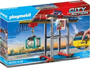 Конструктор Playmobil PM70770 Грузовой кран с контейнером фото