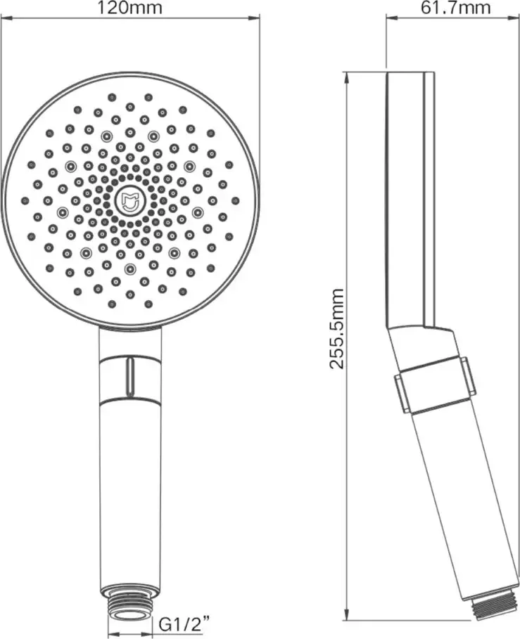 Душевая лейка Xiaomi Mijia Booster Hand Shower (MJZYSCHS01DB) фото