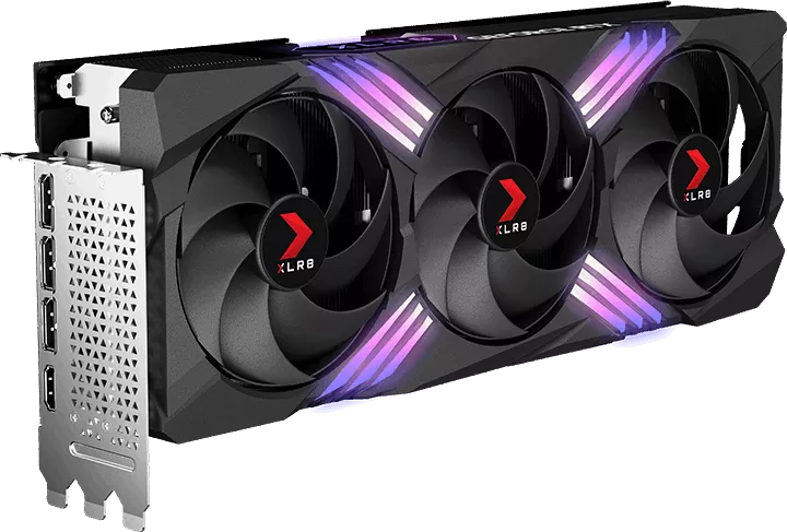 Видеокарта PNY GeForce RTX 4070 Ti 12GB XLR8 Gaming Verto Triple Fan VCG4070T12TFXXPB1 фото 7