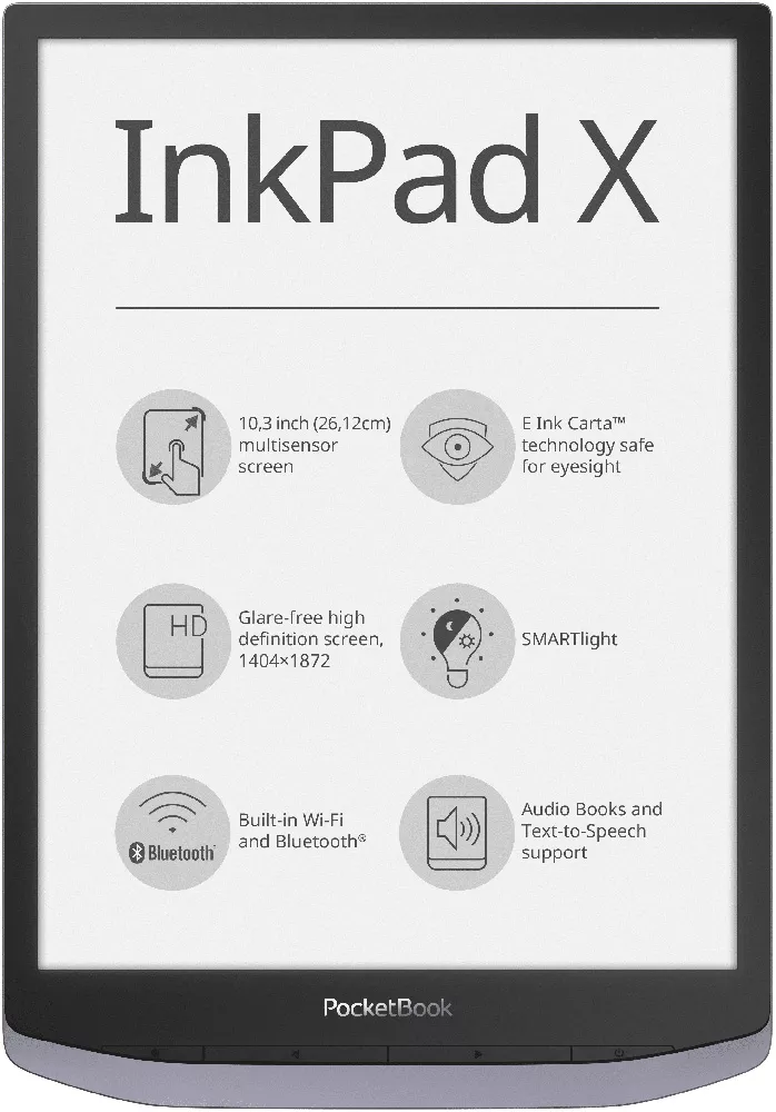 Электронная книга PocketBook InkPad X фото