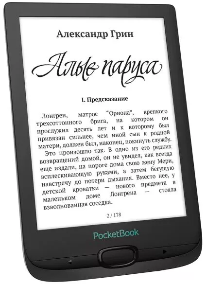 Электронная книга PocketBook 606 (черный) фото 3