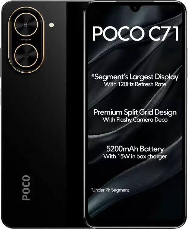 POCO C71 4GB/64GB международная версия (черный)
