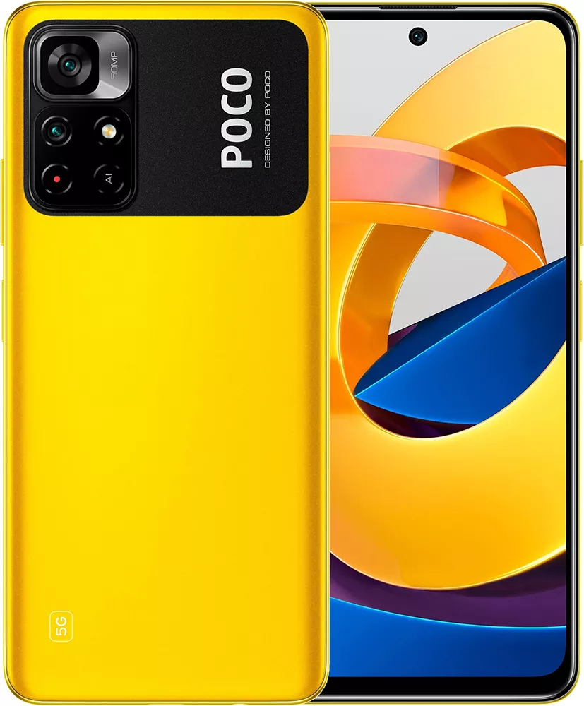 Смартфон POCO M4 Pro 5G 6GB/128GB желтый (международная версия) купить  недорого в Минске, цены – Shop.by