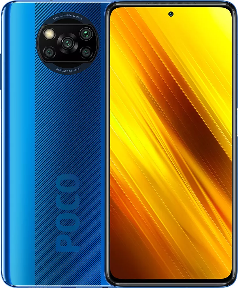 Смартфон POCO X3 NFC 8Gb/128Gb Blue (Global Version) купить недорого в  Минске, цены – Shop.by