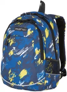 Рюкзак школьный Polar 18302 (желтый/синий) фото