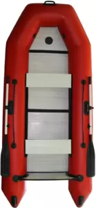 Моторно-гребная лодка Polar Bird 260 ТМ Киль СС Teal Стеклокомпозит (красный)