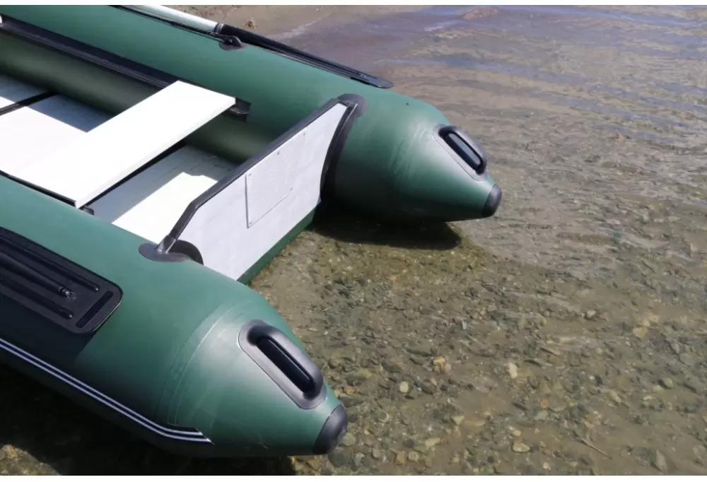 Моторно-гребная лодка Polar Bird 260 ТМ Киль СС Teal Стеклокомпозит (зеленый) фото 6