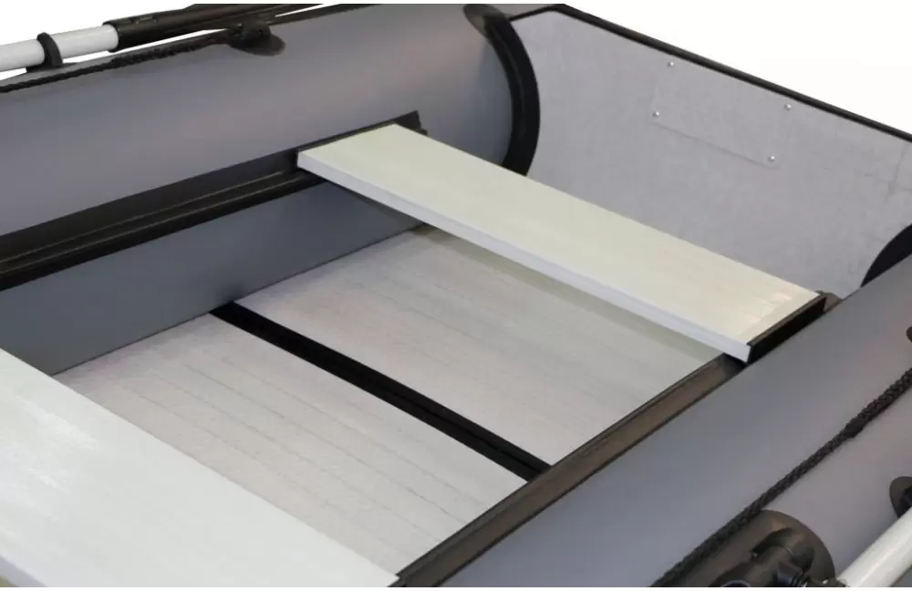 Моторно-гребная лодка Polar Bird 280 ТМ СС Teal Стеклокомпозит (серый) фото 4