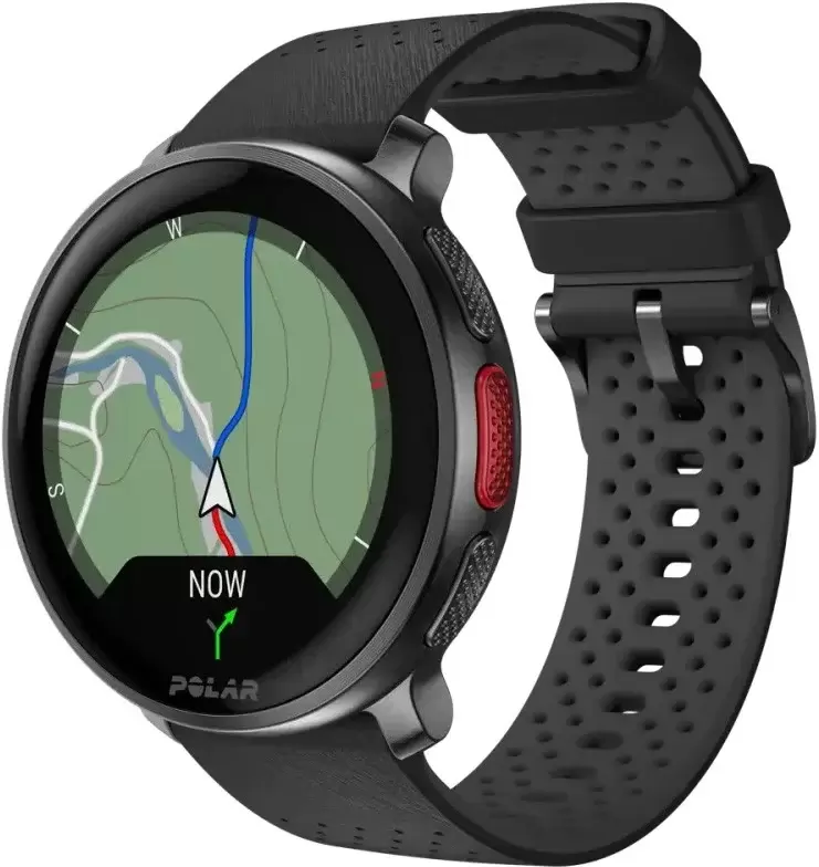 Polar Vantage V3 (черный, с черным силиконовым ремешком)