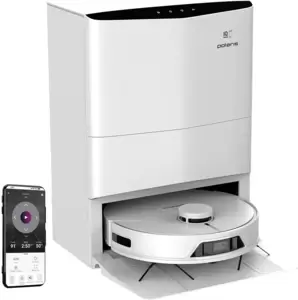 Робот-пылесос Polaris PVCRAC 7750 WIFI IQ Home (белый) фото