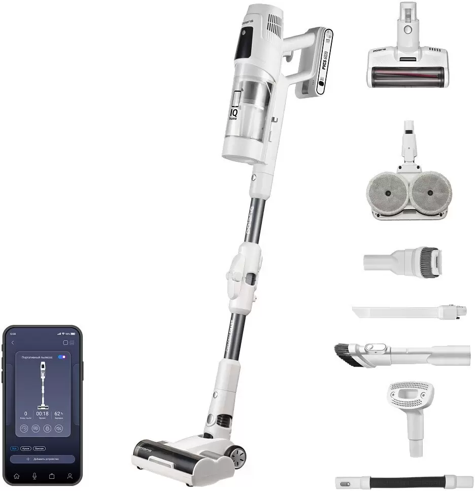 Polaris PVCS 6020 Cyclonic Way PRO Wi-Fi IQ Home (белый)