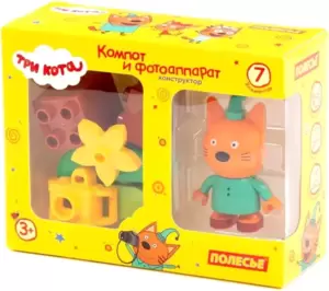 Конструктор Полесье Макси. Три кота. Компот и фотоаппарат / 63738 фото