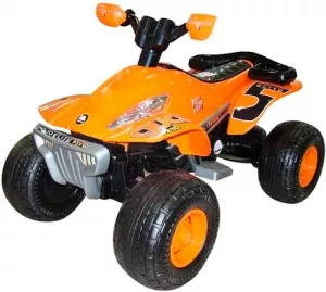 Детский электроквадроцикл Полесье Molto Elite 5 12V (оранжевый) фото