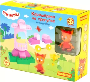 Конструктор Полесье Три кота. Карамелька на прогулке 77179 фото