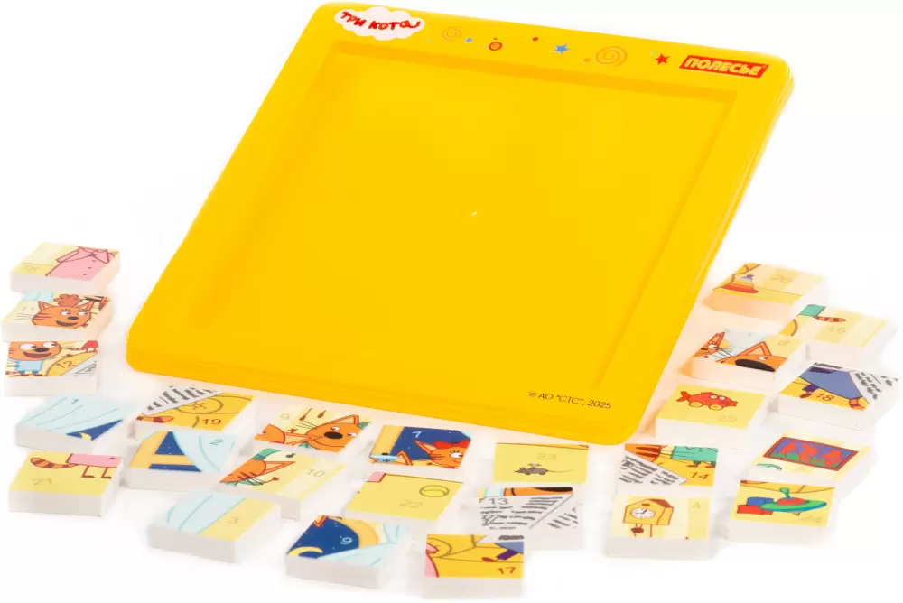 Настольная игра Полесье Три кота. Семья котов 04643 фото